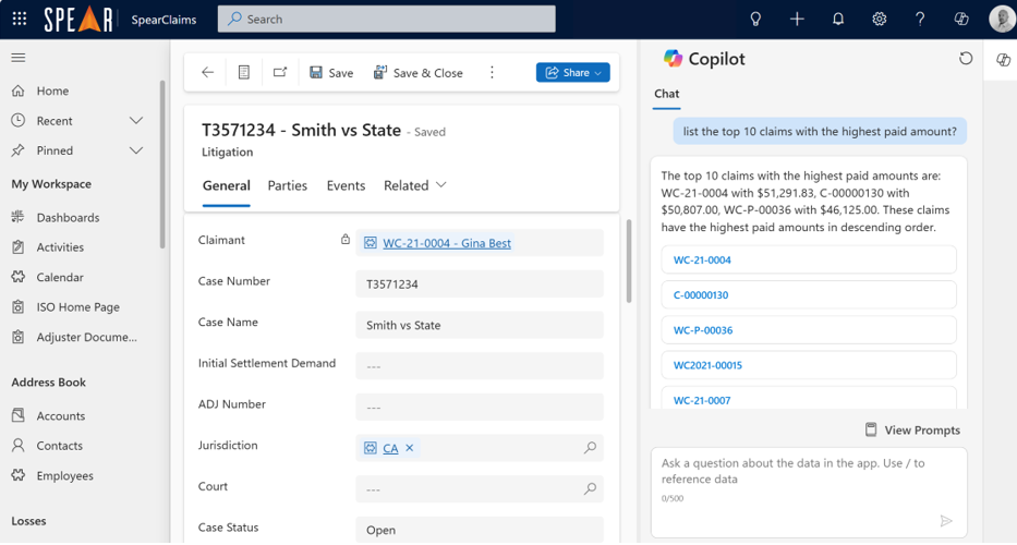 Claims Management Software Evaluation